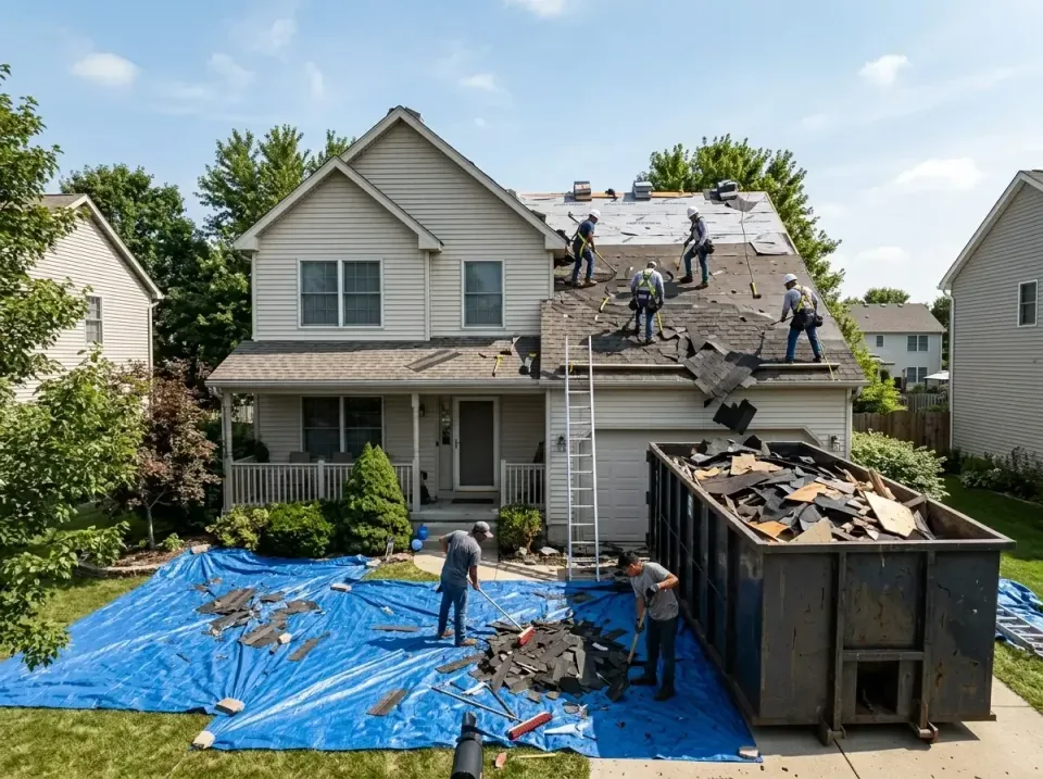 roof-replacement-debris-remova-004 — frequently asked questions, Cheapest Dumpster Rentals in Verona, MS